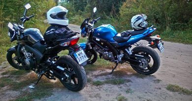 Wlodawa na motocyklu