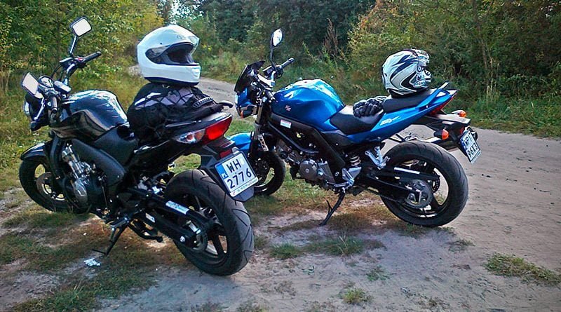 Wlodawa na motocyklu