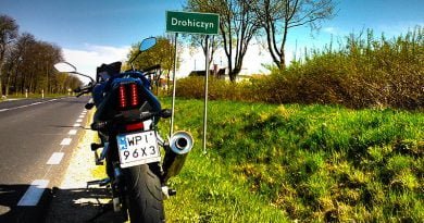 Drohiczyn na motocyklu