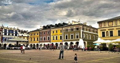 Zamość na motocyklu