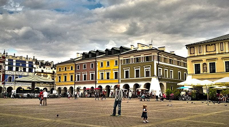 Zamość na motocyklu